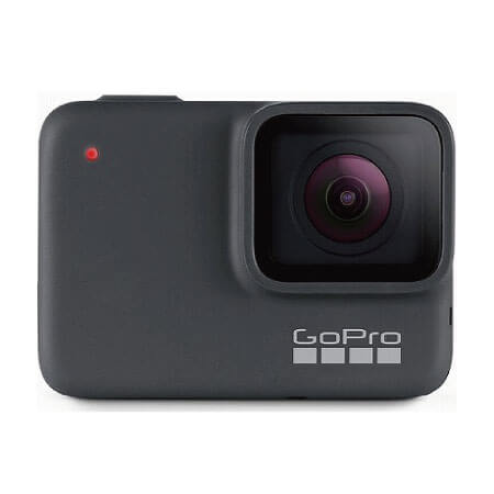 GoPro Hero7 SILVER 3脚付き ヘルメット装着可能SDカード付き